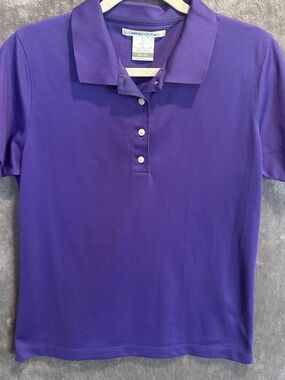 Nike Golf Dri-FIT Polo Shirt Womens Short Sleeve Performance Purple Size Small